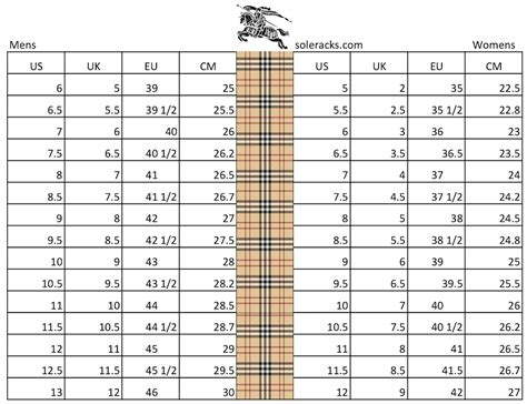 burberry belt size chart men